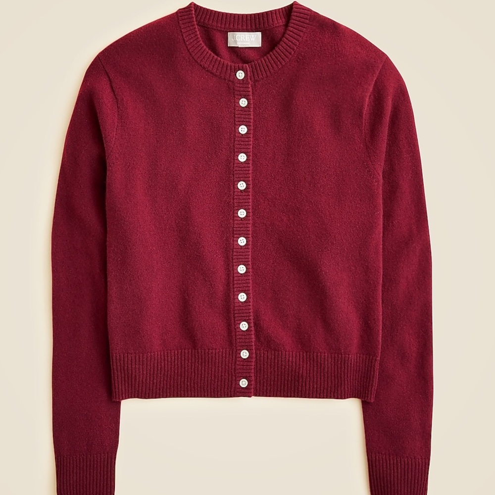 WILT 100% cashmere red cardigan